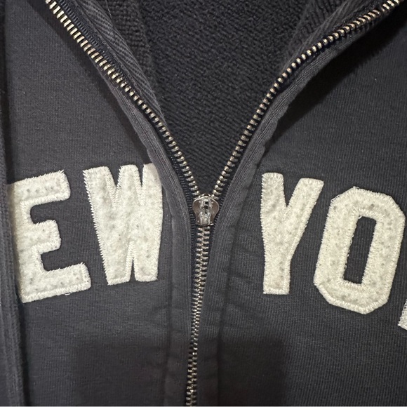 Blue Marlin Original New York Zip Up Hoodie Sweatshirt Size Large - Picture 4 of 11